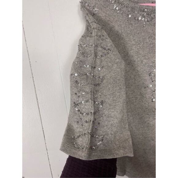 New Arden B Gray Silk Cashmere Boat Neck Sweater Women’s Small - Picture 5 of 9